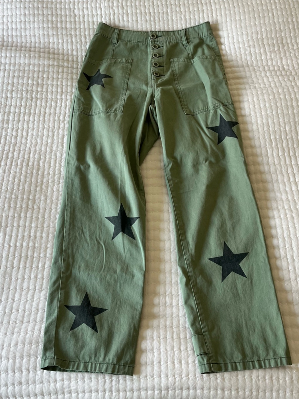 Pistola Olive Green Star Pants 26 XS/S